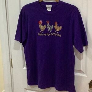 Red Hats Society shirt medium size. It is from Bonworth.